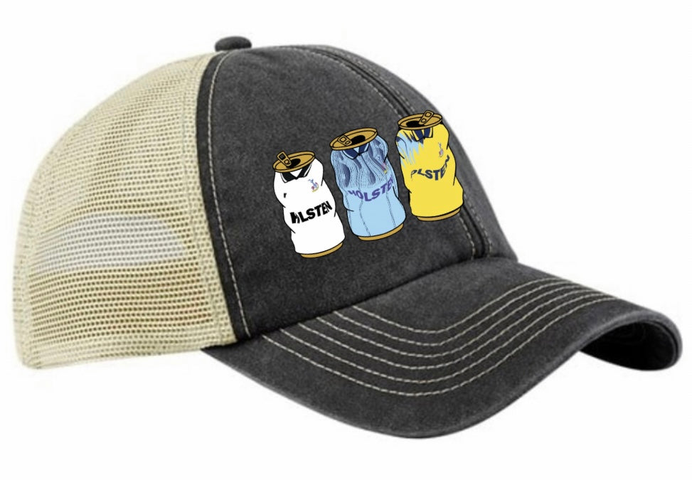 Spurs Retro Trucker Cap With Embroidered Beer Tins