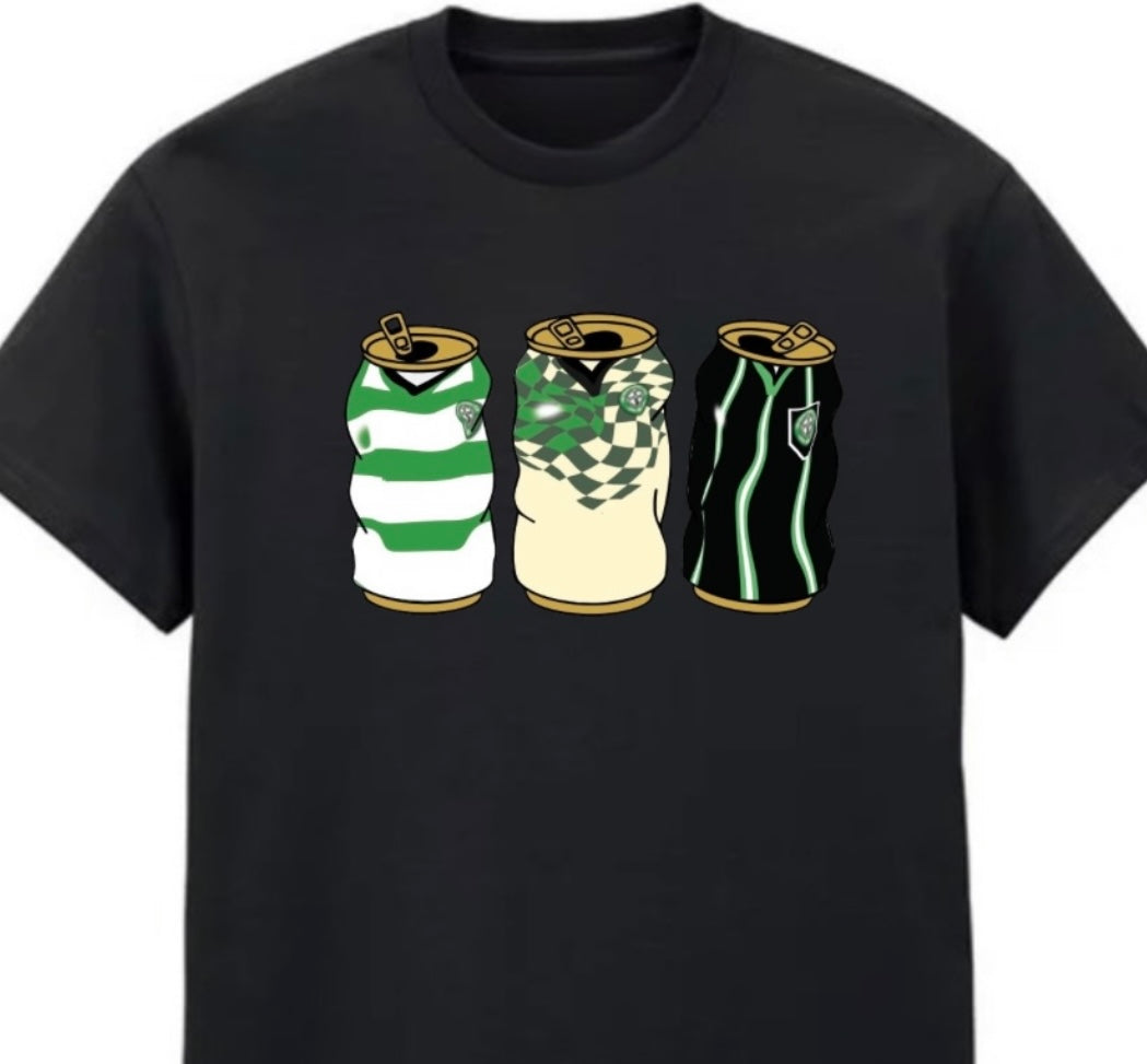 Celtic Retro Black Tee