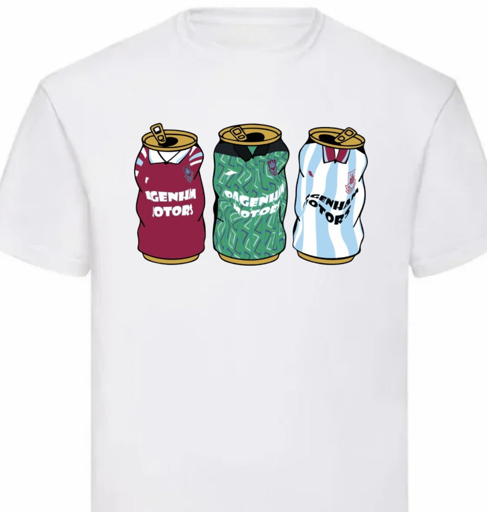 West Ham Retro Black Tee