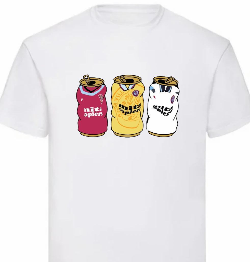 Aston Villa Retro Black Tee