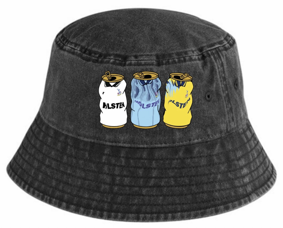 Spurs Retro Bucket With Embroidered Beer Tins