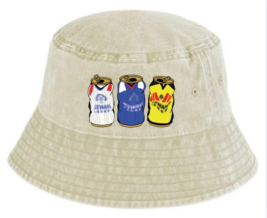 Rangers Retro Bucket With Embroidered Beer Tins