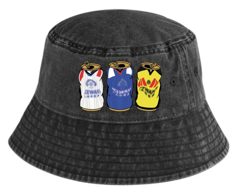 Rangers Retro Bucket With Embroidered Beer Tins