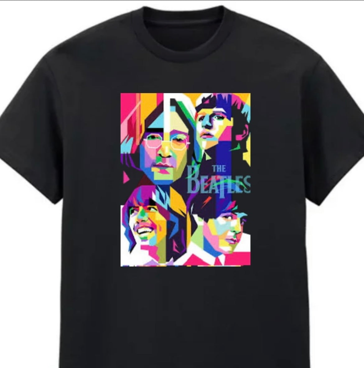 Fab 4 Beatles Pop Art Tee