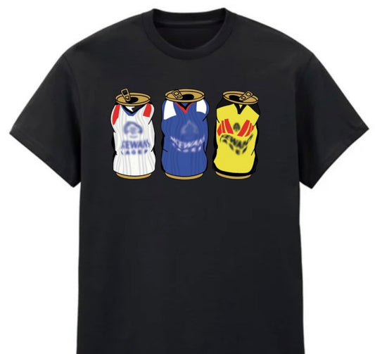 Rangers Retro Black Tee