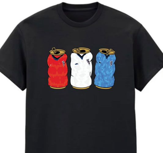 Black England Italia 90 T-Shirt