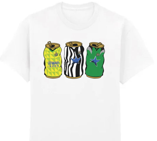 Newcastle Retro White Tee