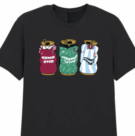 West Ham Retro Black Tee