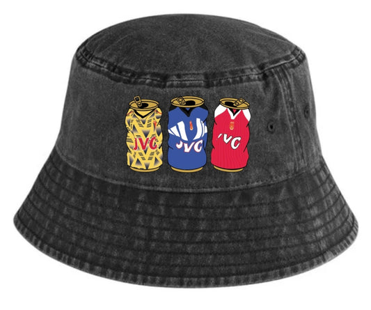 Arsenal Retro Bucket With Embroidered Beer Tins