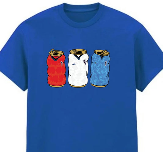 Blue England Italia 90 T-Shirt