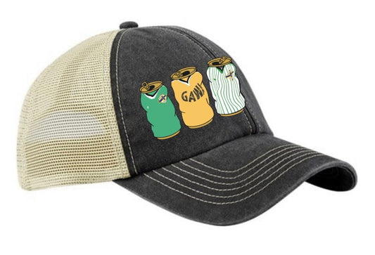 Norn Iron GAWA Retro Trucker Cap With Embroidered Beer Tins