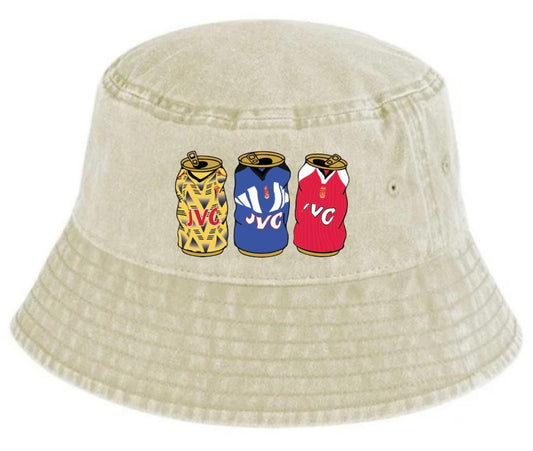 Arsenal Retro Bucket With Embroidered Beer Tins