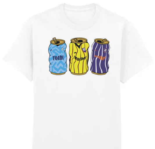 Man City Retro White Tee