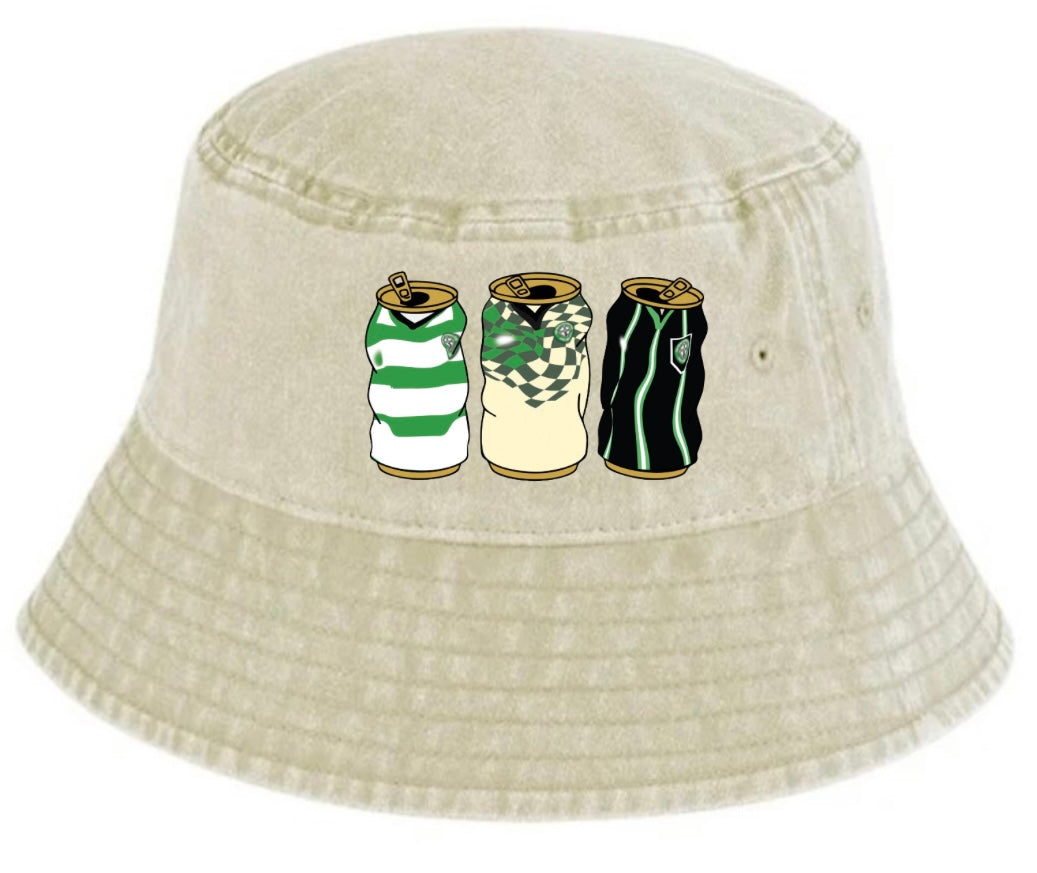 Celtic Retro Bucket With Embroidered Beer Tins