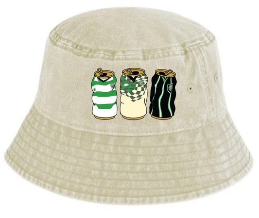 Celtic Retro Bucket With Embroidered Beer Tins