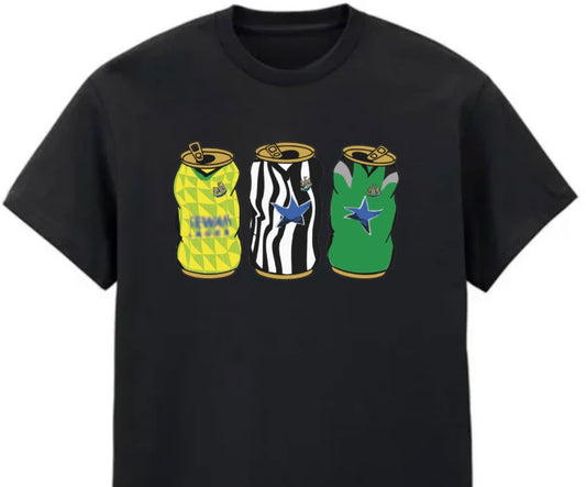 Newcastle Retro Black Tee