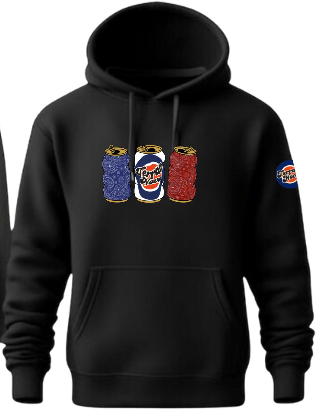 TerraceNova Paisley Beer Tin Hoodie