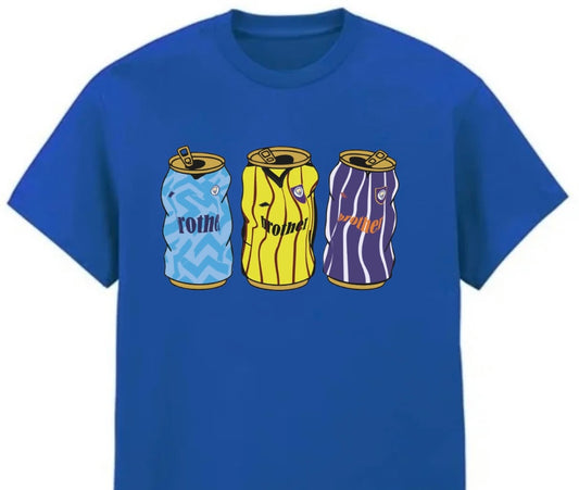 Man City Retro Blue Tee