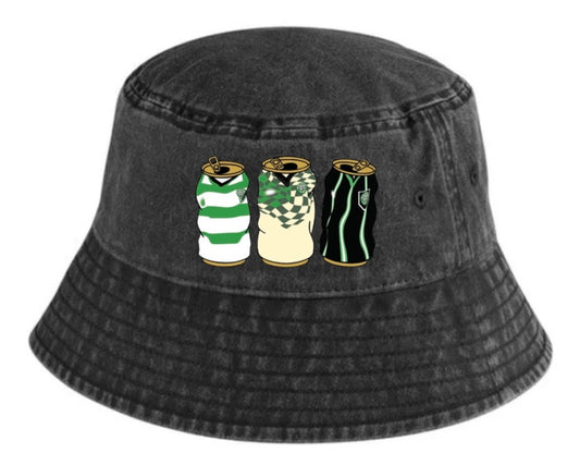 Celtic Retro Bucket With Embroidered Beer Tins